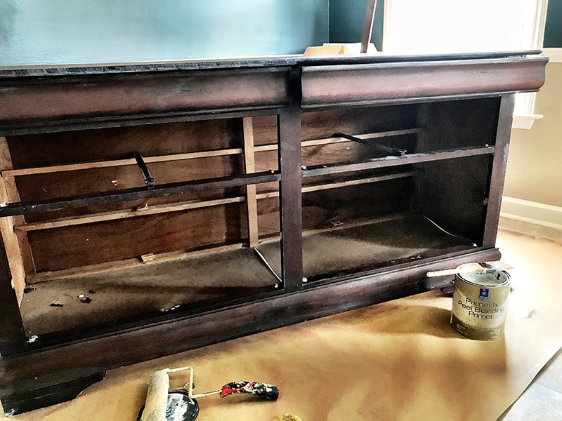 How I Upcycled A HandMeDown Dresser To A Beautiful Buffet